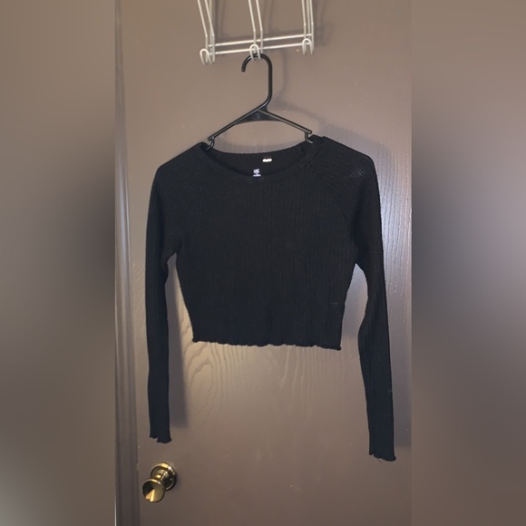 Black Crop Top Size XS Great condition never worn - Picture 2 of 3
